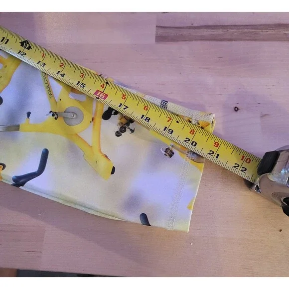 Zara Terez for SOULCYCLE Leggings Bike Bicycle Yellow Ladies S Ride Studio NYC - Picture 6 of 7